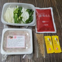 포항 가자미 비빔회 2인분 밀키트 참가자미회 가자미순살회 포항물회, 가자미 비빔회 2인분(야채세트 포함)