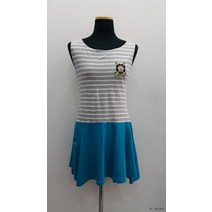 1장씩 구매 가능 문의 주세요 S1381/바캉스룩/비치웨어/마린룩/닻자수 민소매원피스