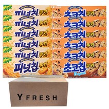 오리온 피넛칩쿠키 104g x 6 초코칩쿠키 104g x 6 + 와이프레쉬박스, 1set