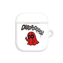 마블 데드풀 캐릭터 에어팟 1세대 2세대 케이스, 심볼_고스트, 에어팟(1_2 공용)