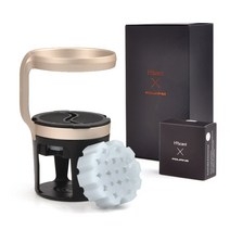 훠링 x 하이센트 차량용 방향제 컵홀더형, 프레쉬리넨, 샴페인골드