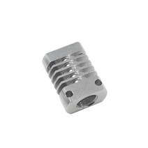 3D프린터부품 MK8 Ender 3 CR-10 프린터 용 압출기 핫 엔드 키트 조립 1.75mm 0.4mm 노즐 알루미늄 가열 블, Silver CR8