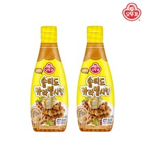 오뚜기 솔티드 카라멜 시럽 220g X 2개 와플 크레페 소스