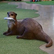 몬몬이야 수달모형 수달조형물 2호 정원용품 FRP조형물 가든용품 조형물 동물조형물