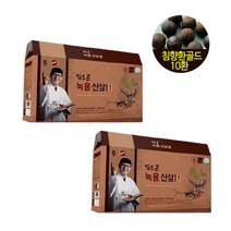 [TV홈쇼핑] 김오곤 원장의 뉴 녹용산삼 배양근 골드 2개월분 60포+침향환 10환/3개월분 90포+침향환 10환 녹용 산삼 액상차 즙 엑기스 액기스 음료 6년근 홍삼 농축액 추출, 2개월분 60포+침향환 10환
