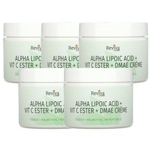 리비바 랩 Reviva Labs 알파 리포 산 비타민 C 에스테르 & DMAE 크림 2 온스 (55 g), 5개