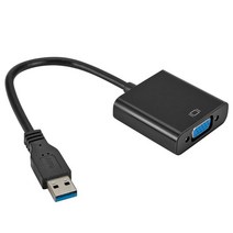 HD 커넥터 확장 어댑터 USB 3.0-VGA 비디오 디스플레이 변환기 Windows 7/8/8.1 멀티 케이블, [03] WHITE