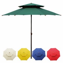 270 카본 우드 파라솔 국산 카페 편의점 야외용 파라솔, 옐로우