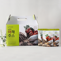 두레생협 100% 유기농 야채 즙 100mlX60팩 NFC 저온착즙 주스 쥬스 원액, 60개, 100ml