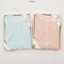 [에뜨와] (출산백일선물)앤티슬림우주복(핑크민트)색상택일 07Q157501