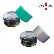 오공 강력 청테이프 천 면테이프 48mmX10m 2색상 택1 포장 박스테이프 +kk;ft*, 회색