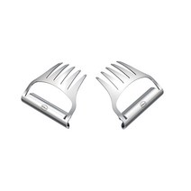 Rosle RÖSLE 조리된 고기 조각용 풀 포크 포크 18/10 스테인리스 스틸 식기세척기 사용 가능 550349