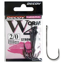 데코이-WORM4 스트롱 와이어/펀칭리그 배스낚시 바늘, 3／0-800355