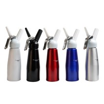 가스 휘핑기 크림 발포기 스프레이 분자요리 사이펀, 화이트-500ml