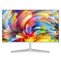 한솔시스템 60cm FHD 베젤리스 모니터 화이트, H2411FW 무결점