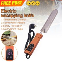 양봉 전기 Uncapping 벌집 칼 절단 도구 양봉가 용품 벌꿀 필터 정밀 스크리너 채반 깔때기 모양 나일론 이물질 여과망 양봉 특수 도구 1 개 양봉 자재 꿀, US Plugs