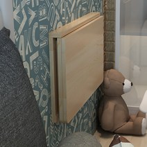 주방 거실 벽걸이 벽부착 원목 접이식 식탁 탁자 테이블 책상, 100x40, 100 x 40