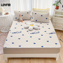 LOVFIR 쿨매트 핫여름 필수 쿨매트 특대쿨매트+ 베개 커버 2p, 사랑의 섬