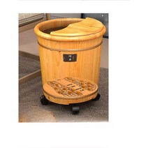 편백나무 족욕탕 키다리 세척조 발세척통 백포목통, 40cm