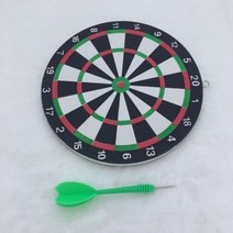 다트기계 다트게임 다트 뜨거운 판매 벽걸이 형 양면 이중 사용 두꺼운 폼 다트 보드 세트 직경 16cm 다트 대상 + 1 다트, Dart board set