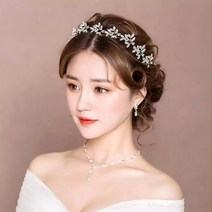 [너만의] 릴라인 헤어밴드 셀프웨딩 스냅 돌잔치 파티 브라이덜샤워 웨딩헤어악세사리 행사헤어밴드 행사