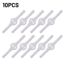 경운기쟁기 베토기 텃밭관리기정원 전기 Brushcutter 예비 부품에 대 한 10Pcs 잔디 깎는 기계 스트레이트, 한개옵션0