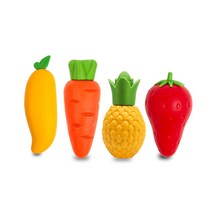 PK글로벌 똥 안나오는 과일 야채 모양 지우개 귀여운 고무 지우개, 파인애플, 1개