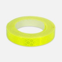 작업장 매장 야간 식별용 반사 형광 테이프 10mm 2.5M 도로공사용
