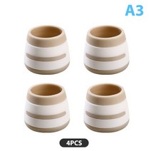 가구부품 부속자재 4pcs Universal Silicon Furniture Legs Protection Cover Chair Leg Caps Non-slip Round Floor, [03] As Pic Show