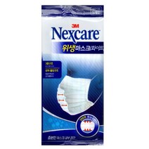 3M 넥스케어 비말 차단 마스크 5매 성인용 위생 3중