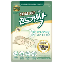 컴배트 진드기싹 시트 4p, 60g, 8개