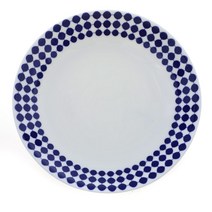 스웨덴 수입 구스타브스베리 Gustavsberg 블루 도트 찻잔 세트 컵받침, 식판 28cm