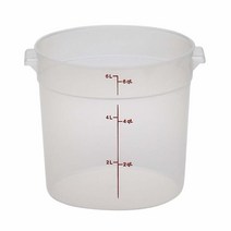 Cambro RFS6PP190 6 Qt 라운드 컨테이너 Wirh RFSC6PP190 반투명 뚜껑