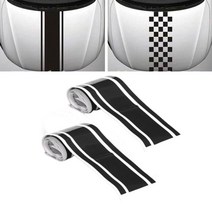 본넷꾸미기 레이싱라인 차량스티커 차인테리어 본네트 외장장식 셀프, 1개, A 화이트