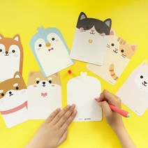 애니멀스마트엽서 ver2 (10p) 초대장 동물 캐릭터, 선택:병아리(10p), 단품