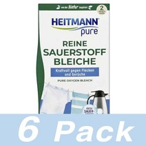 하이트만 퓨어 산소 Bleach 표백제 분말 Heitmann Pure Reine Sauerstoffbleiche 350G 6개