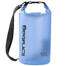 IDRYBAG 투명 드라이 백 방수 플로팅 2L 5L 10L 15L 20L 경량 색 수상 스포츠 카약 보트 카누 수영 하이킹 캠핑 래프팅용 해양 롤 탑, Orange