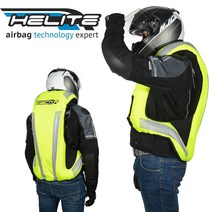 HELITE 오토바이 에어백 조끼 TURTLE 2 터틀2 프리미엄 모델, S, 하이비즈_HI VIS