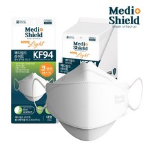 메디쉴드 써멀라이트 황사 방역용 마스크 KF94 대형 100매, 메디쉴드 라이트 KF94 100매