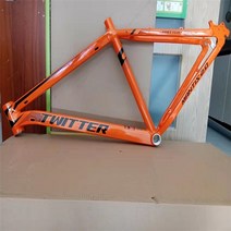 자전거프레임 트위터 자전거 프레임 스페셜 29인치 알루미늄 합금 산악 자전거 프레임 mtb 프레임 퀵 릴리스 136mm 산악 프레임 27.5 프레임, 주황색, 27.5x17
