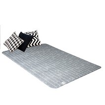 한일 해외에서도 사용가능한 110-220V 프리볼트겸용 커버분리형 전기요 140x185cm 더블 (3중안전 과열방지)MES-3130, 조절기국내용, 화이트그레이