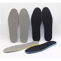 남성 가벼운 통풍성 오솔세겹 기본 깔창 회색 검정 운동화 남자 실리콘 에어 인솔 신발