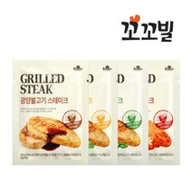 꼬꼬빌 부드러운 닭가슴살 스테이크 4종 20팩 - 선택02스테이크 청양고추