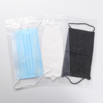 [휴대폰지퍼백] 비닐넘버원 지퍼백 12 x 25cm 마스크 보관용 및 다용도 정리용, 500매 1팩
