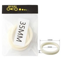 자전거 쇼바 포크 에어샥 폭스샥 MUQZI 2410PCS MTB 유지 보수 스폰지 링 서스펜션 오일 실드 윤활 사이클링 액세서리, 2pcs 35mm