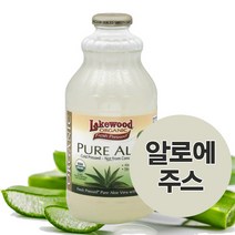 미국 레이크우드 알로에 압착쥬스 원액 (946ml) 건강주스/압착주스/알로에주스/과채주스/프리미엄주스, 단일 총 수량