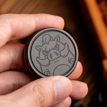 피젯 슬라이더 장난감 합틱 코인 ED 스테인레스 스틸 손가락 스피너 감압 기어 선물, Zirconium