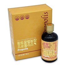 황토꿀벌농장 프로폴리스 수용성 액상 원액 국내산100%, 프로폴리스 x 100ml x 1개