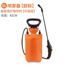 동력살분무기 농약통 농약 약대 분무기 소독 가정용 살충제 알코올 84 소독제 특수 소형 대용량 물뿌리개, 업그레이드된 초후형 모델 5리터 분무기 - 유럽
