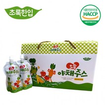 초록한입 오늘 야채주스 100ml 21포 과일야채주스 건강음료 양배추 당근 브로콜리 사과 토마토, 상세페이지 참조, 상세페이지 참조